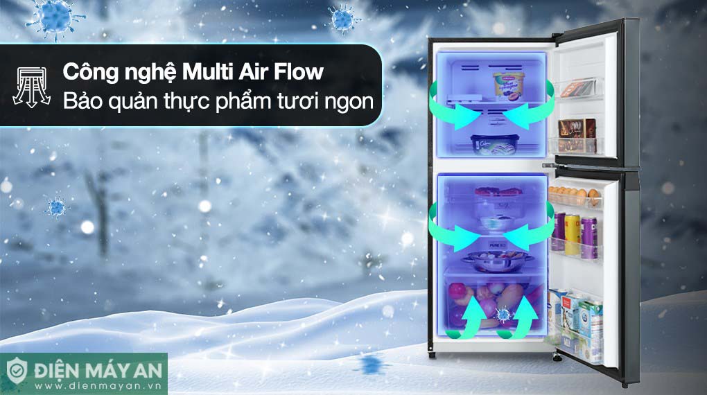 Tủ Lạnh Toshiba Inverter 194 Lít GR-RT252WE-PMV(52) - công nghệ làm lạnh